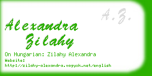 alexandra zilahy business card